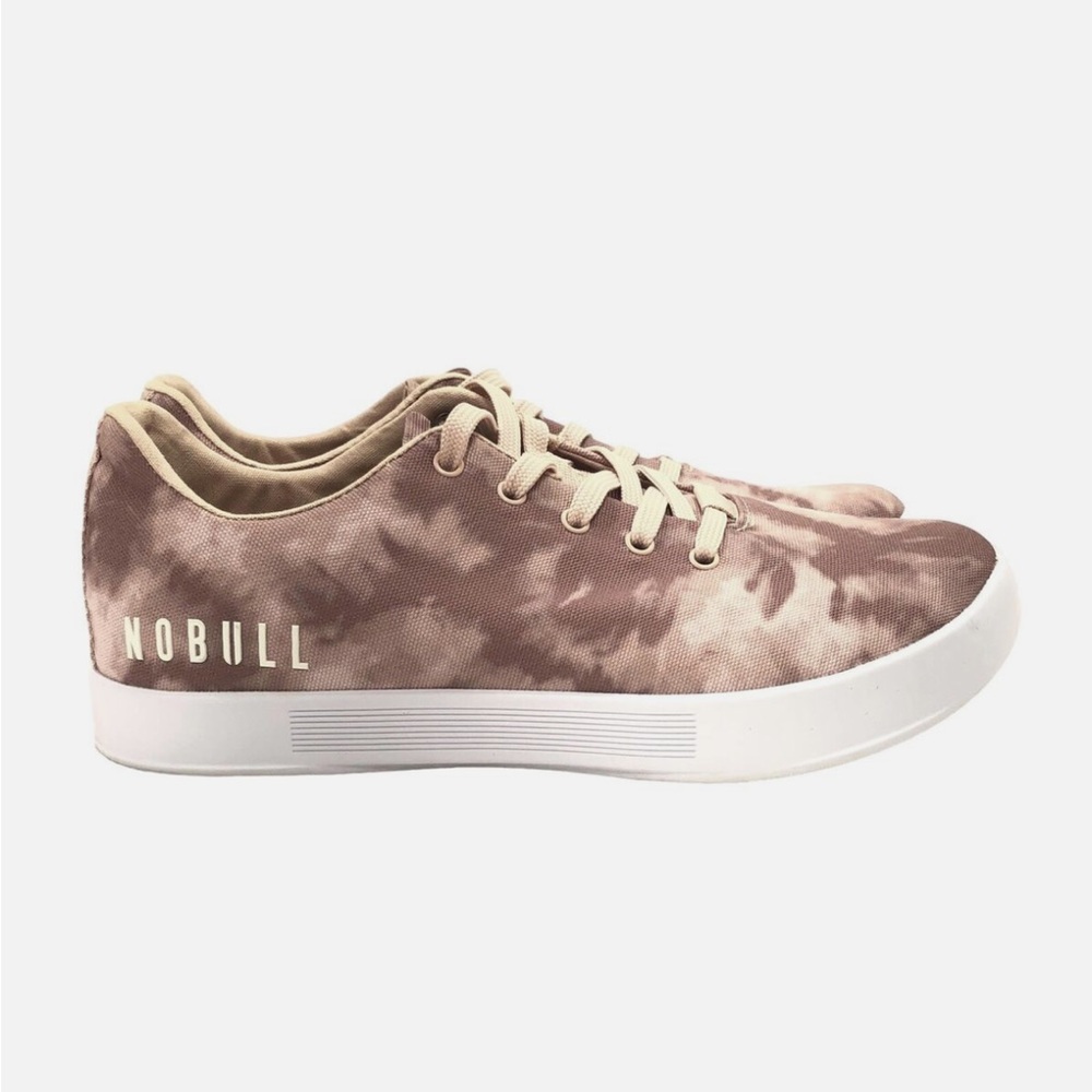 NOBULL Tie Dye Canvas Trainers Dusty Rose Pink Women’s size 6.5
